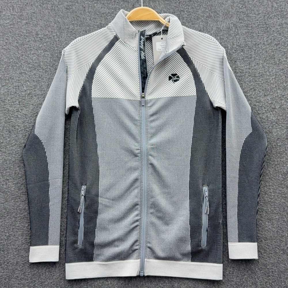 Levelwear Jacket‎ Womens Small Poppy Hills Golf Club Full Zip Pockets Stretch